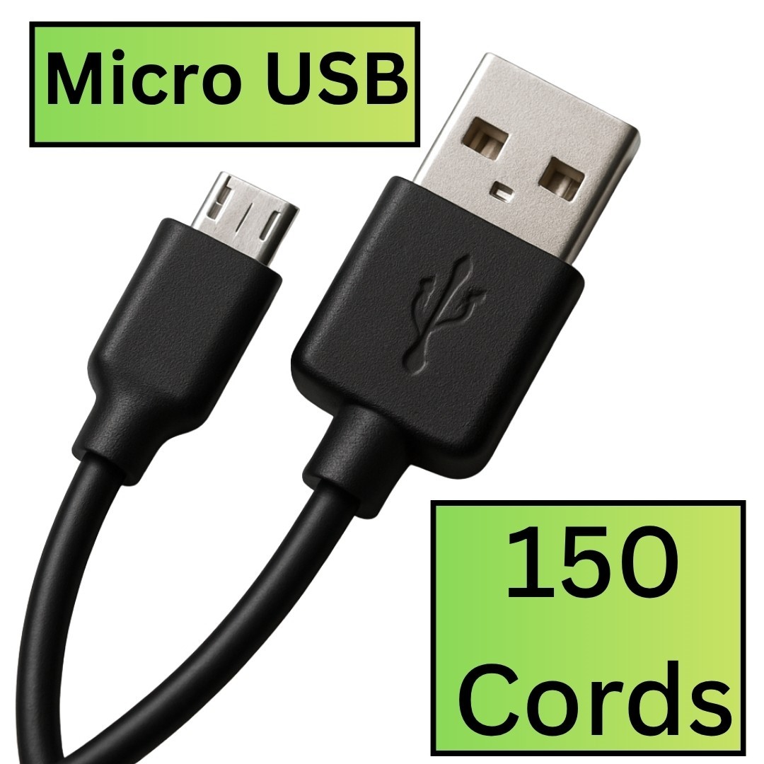 150 Micro USB Cords for $10