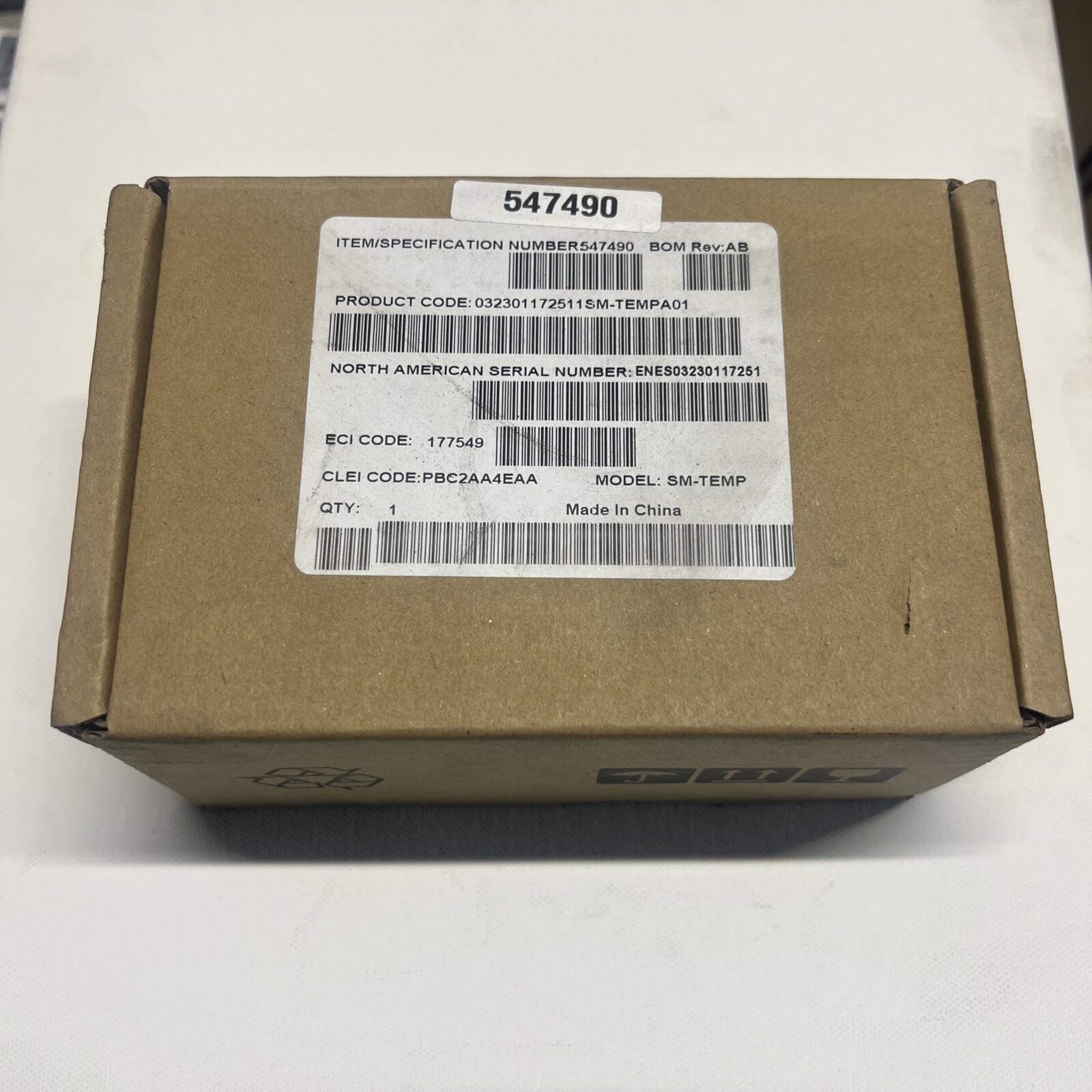 VERTIV 547490 SM-TEMP TEMPERATURE CONCENTRATOR  177549 031812024381sm-tempa01