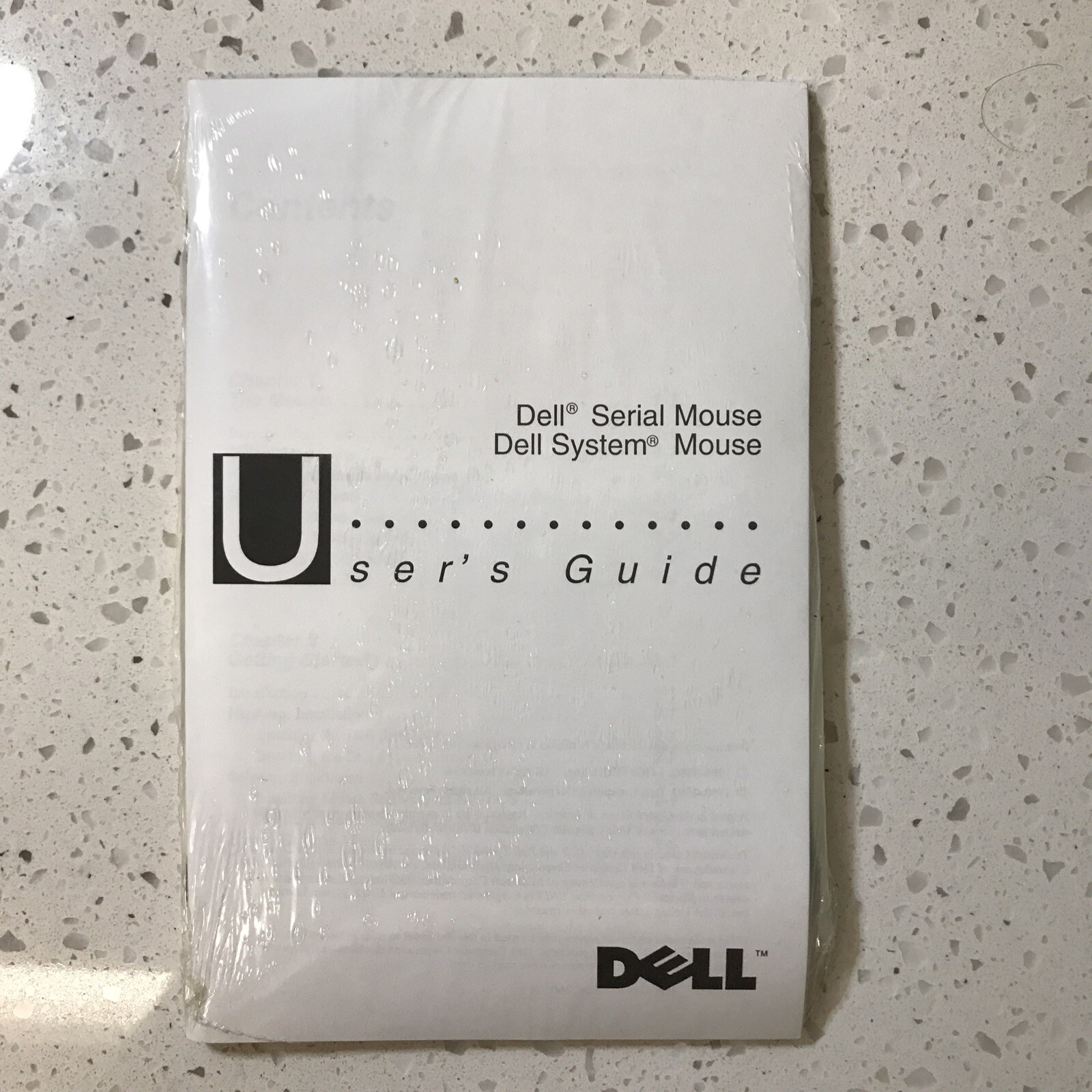 NEW SEALED Dell Serial Mouse User’s Guide With 5.25-inch & 3.5-inch Floppy Discs