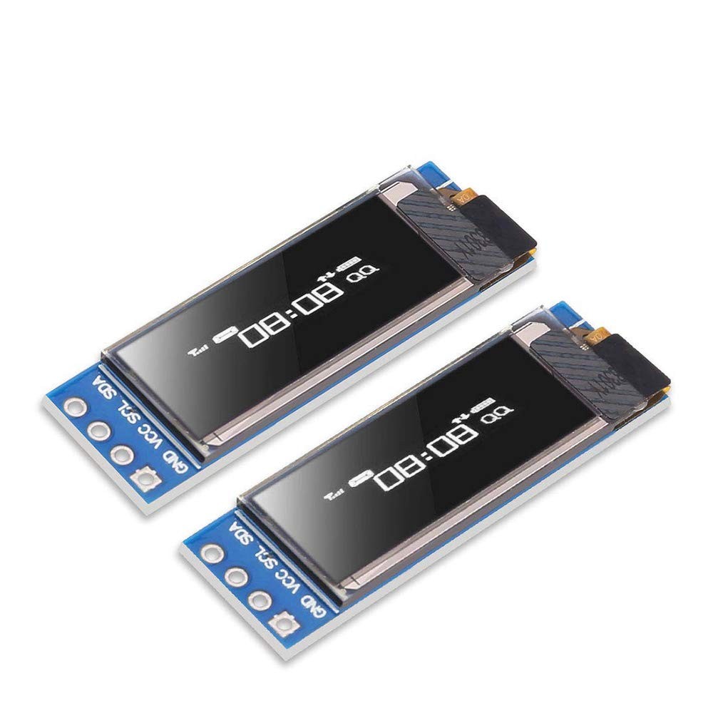 2pcs 0.91'' I2C OLED Display Module IIC 0.91 inch I2C SSD1306 LED DC Display ...