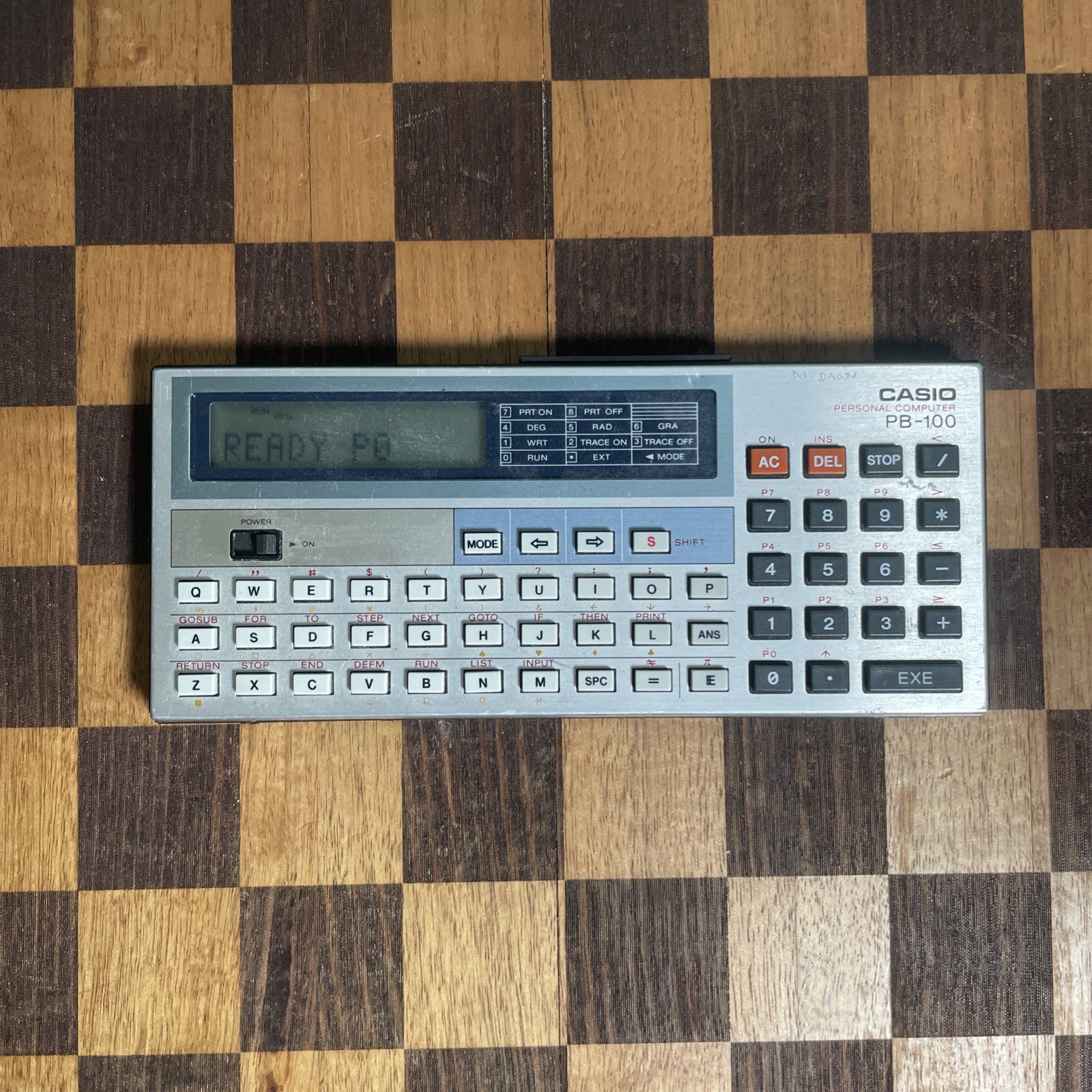 VINTAGE CASIO PB-100 mini Personal Pocket Computer Basic Language Japan made 2