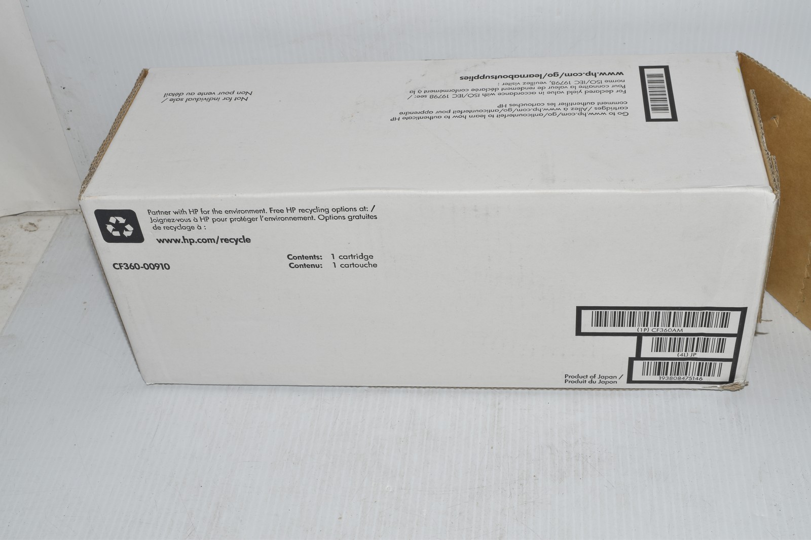 Genuine HP 508A CF360AM Cyan LaserJet Toner Cartridge NEW CONTENTS?(#3868)