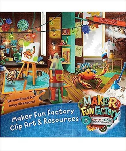 Maker Fun Factory: Clip Art & Resources Director PC MAC CD images signs sounds +