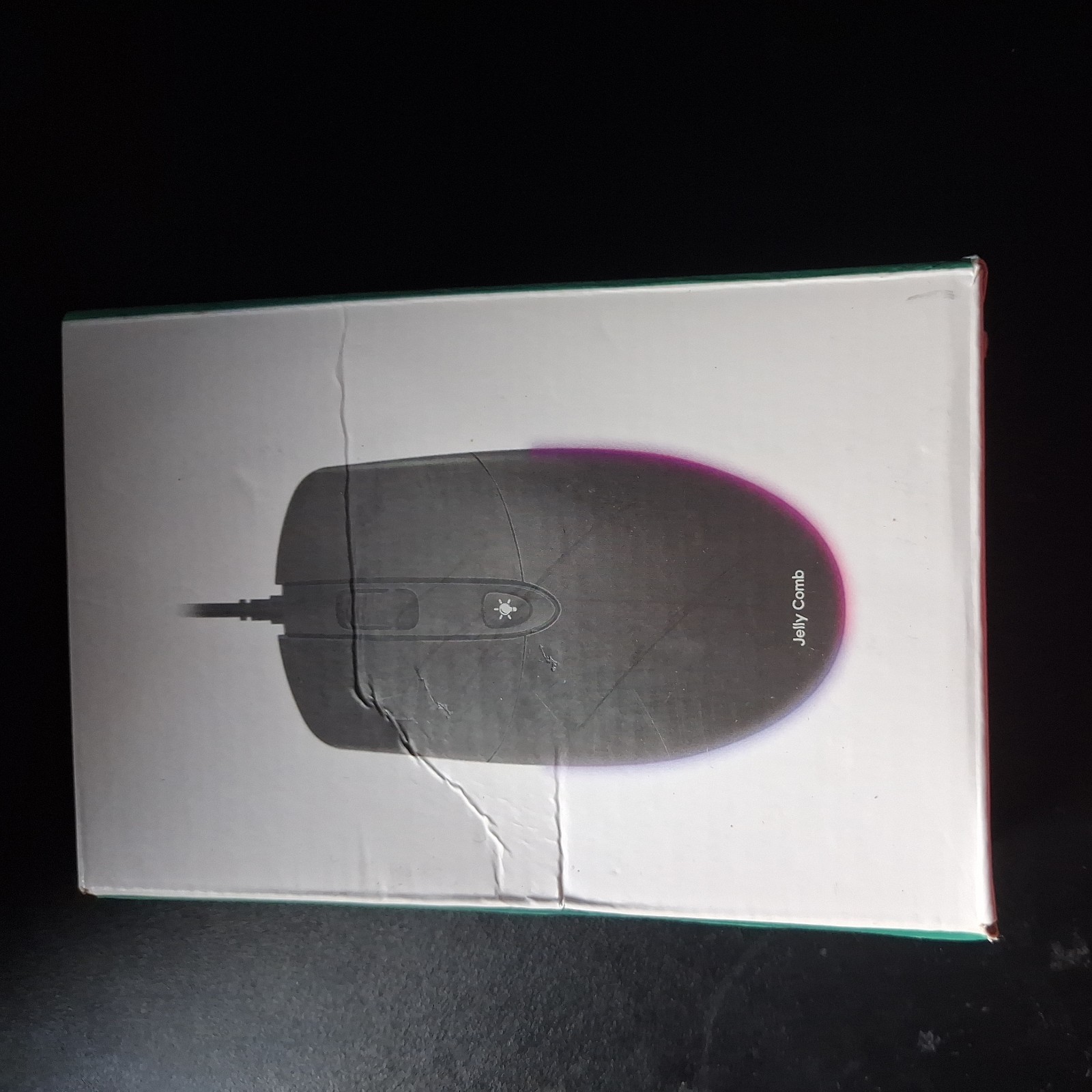 Jelly Comb USB Wired Mouse, RGB Optical Silent Computer Mouse, 1600 DPI