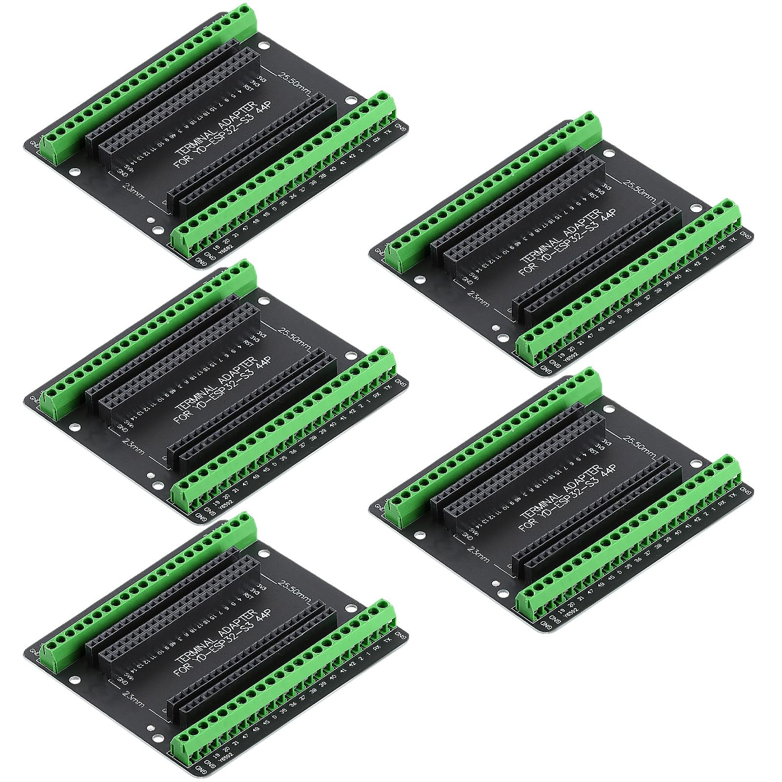 5PCS ESP32 S3 Breakout Board GPIO 1 into 2, 44 Pin Expansion Board Compatible...