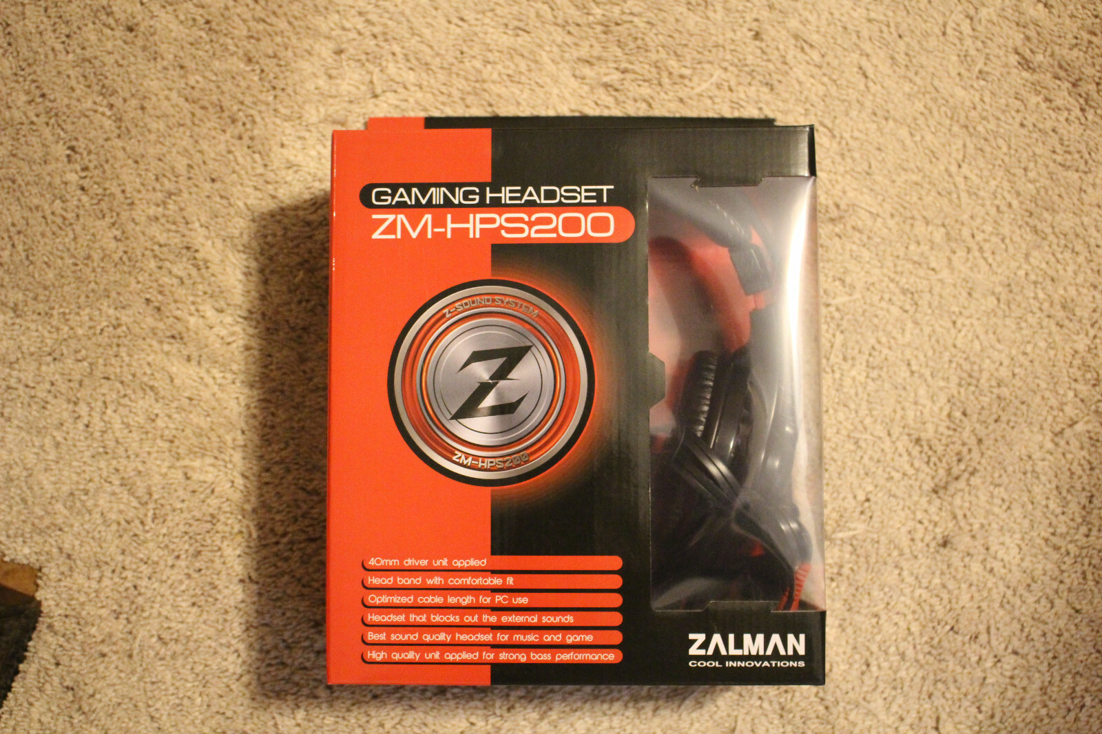 Zalman Gaming Headset ZM-HPS200 Cool Innovations