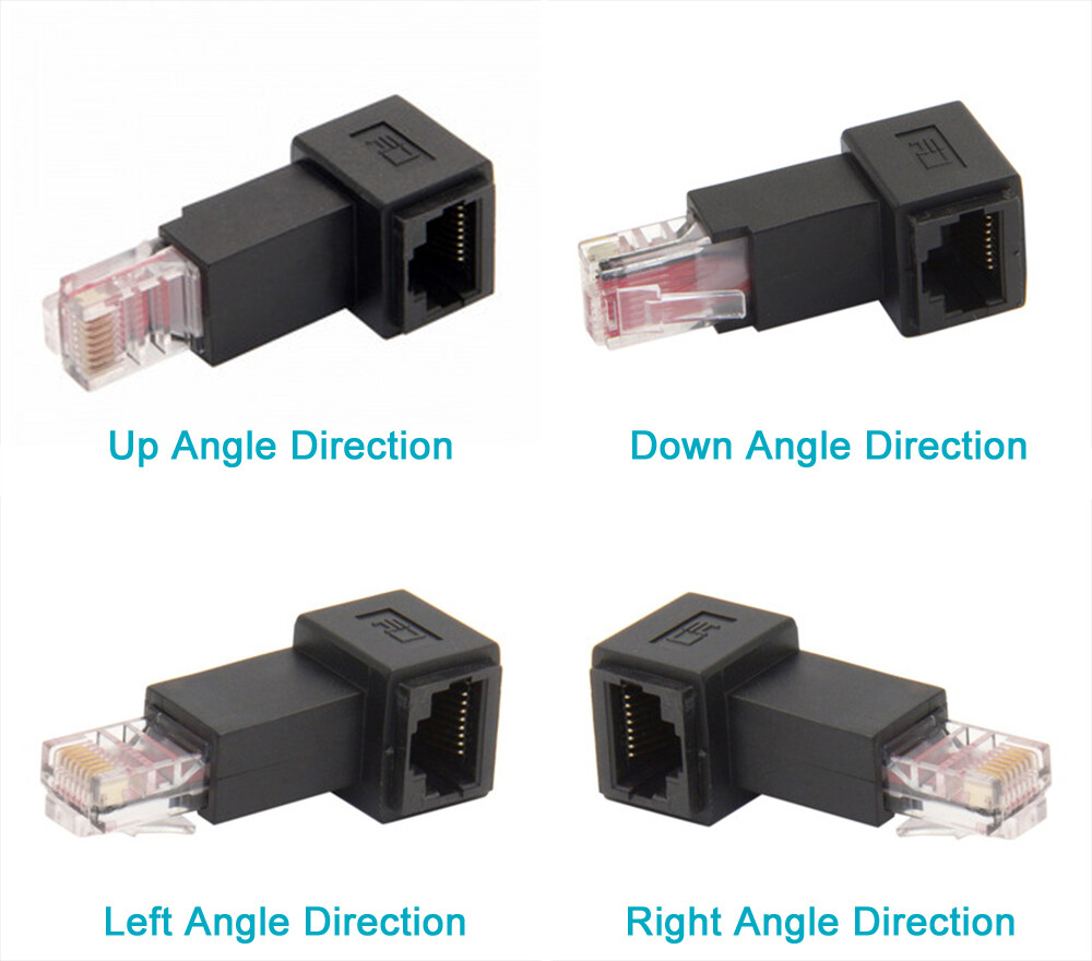50x 8P8C FTP STP UTP Cat5e Male to Female Lan Ethernet Network Extension Adapter