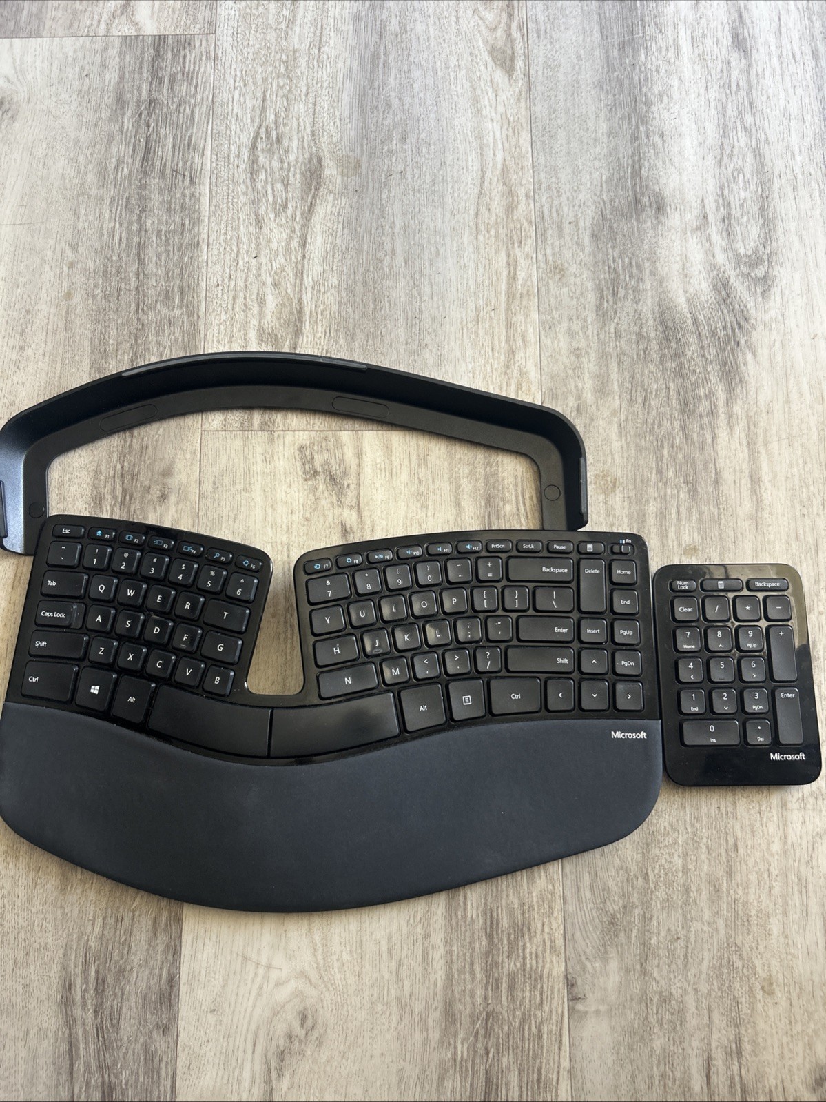 Microsoft Sculpt Ergonomic Keyboard 1559 With Number Pad 1558 (No Dongle)