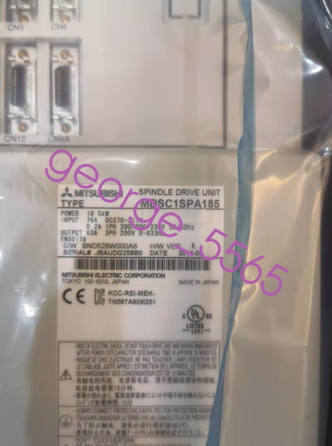 1PC Mitsubishi Spindle Drive MDSC1SPA185 Brand New FedEx or DHL