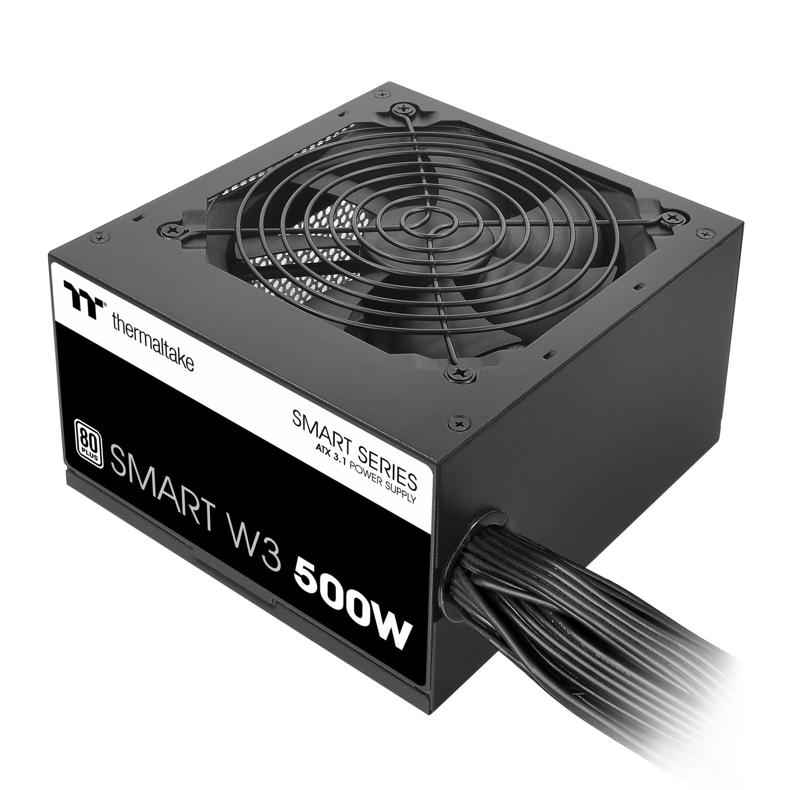 Smart W3 500W 80Plus PSU ATX v3.1 120mm Fan 5-Year Warranty PS-SPW-0500NNFAWU-1
