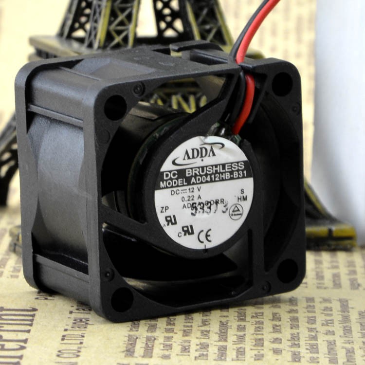 For ADDA 4028 AD0412HB-B31 12V 0.22A 2wire cooling fan 40 * 40 * 28MM 2-Pin