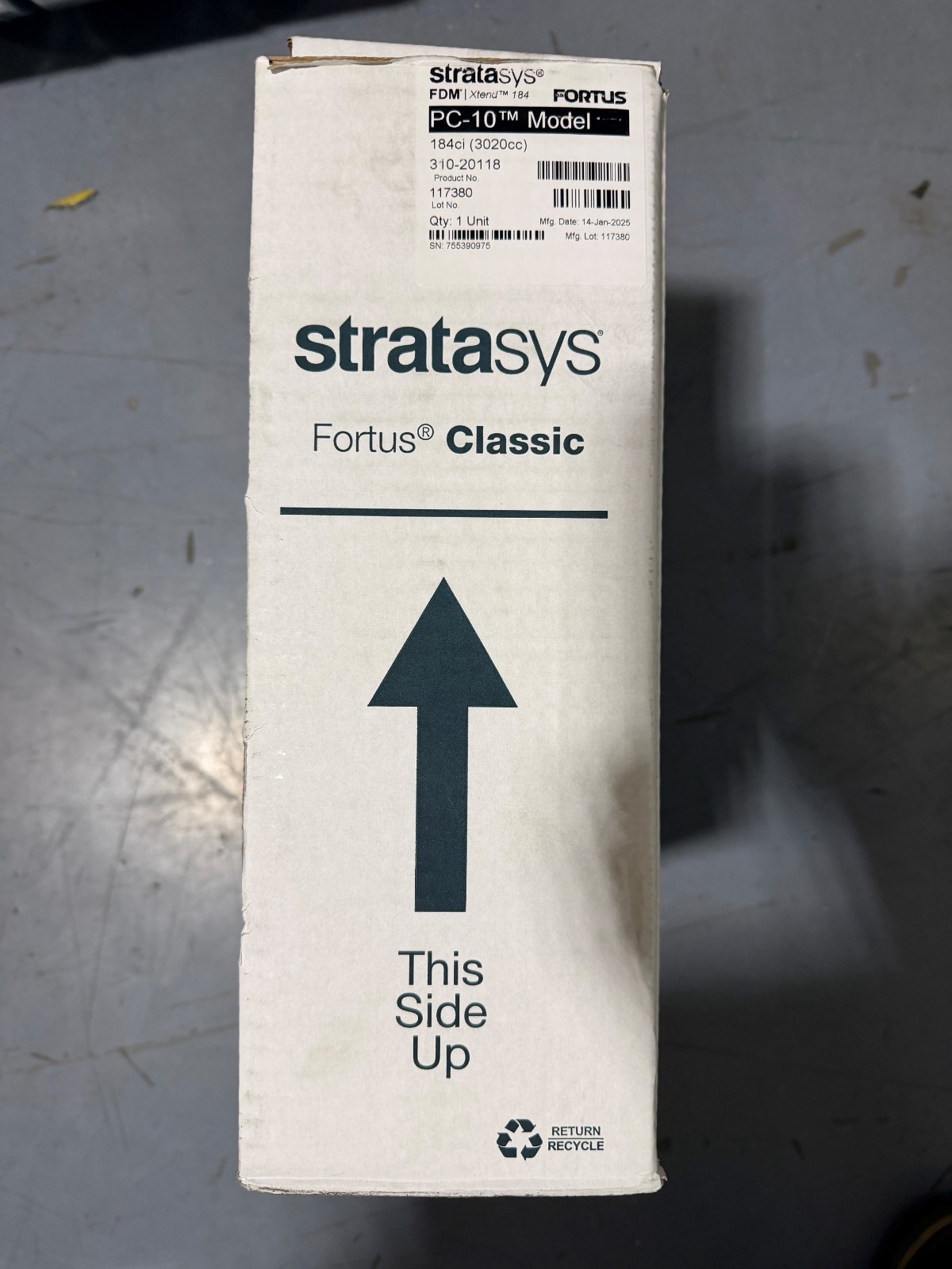 310-20118 STRATASYS PC MODEL FILAMENT CANISTER 184ci