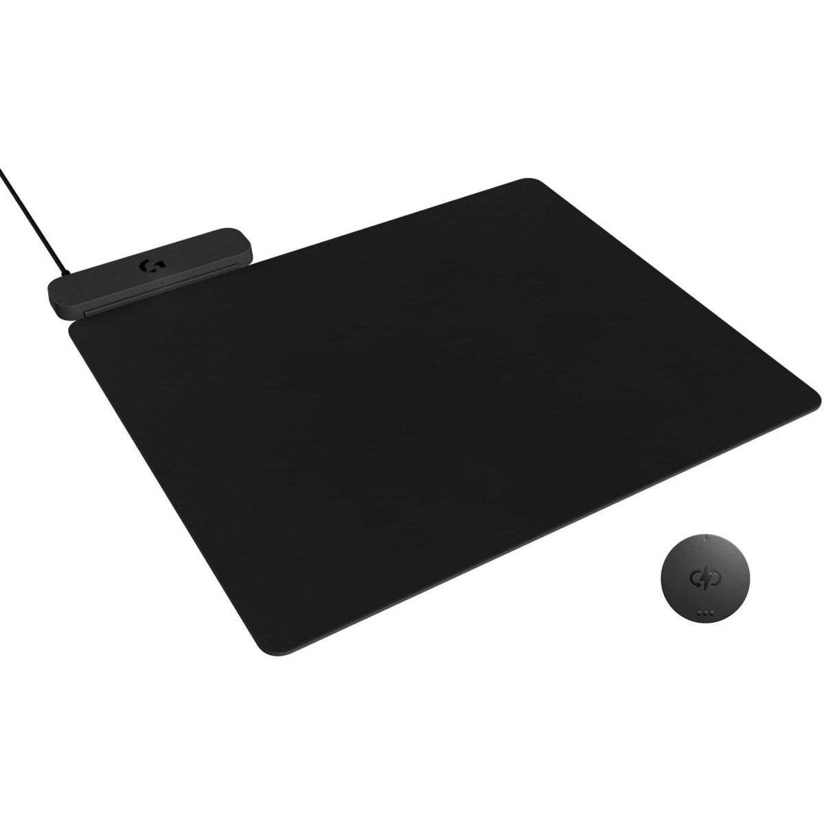 Logitech G POWERPLAY 2 Wireless Charging Mouse Pad Black Open Box w/ PowerCore
