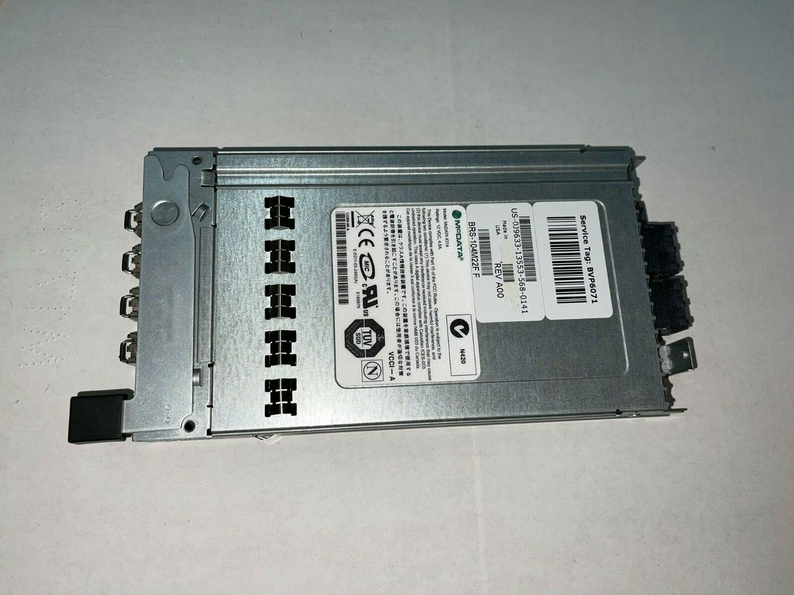 OEM DELL 0J9633 Poweredge 1855 PE1855 4port FIBRE GBIC Module Switch P/N J9633