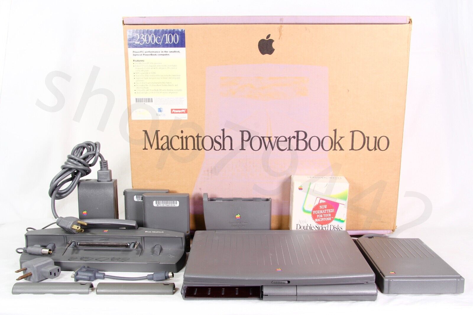 APPLE MACINTOSH Powerbook Duo 2300c Original BOX Factory Mac M4392LZ/A RARE Lot