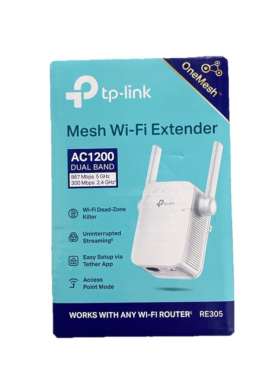 TP-Link AC1200 Dual-Band WI-FI Range Extender RE305