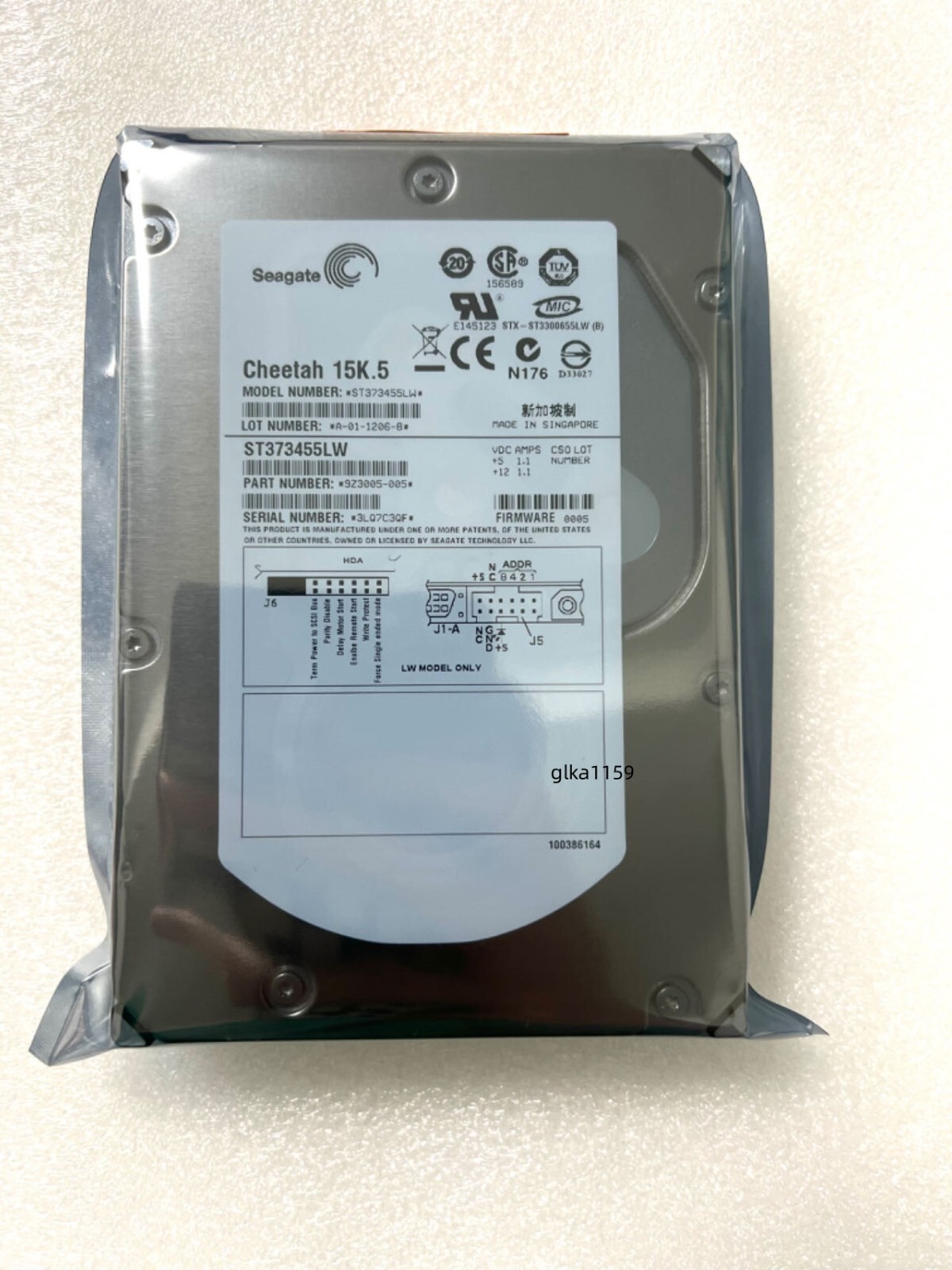 Seagate ST373455LW 3.5" 73GB 15,000 RPM Internal Hard Drive
