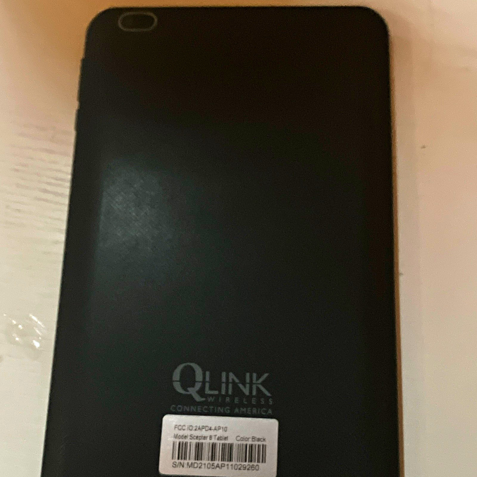Q Link Wireless Scepter 8 8in Android Tablet 8GB Black Unlocked Wi-Fi