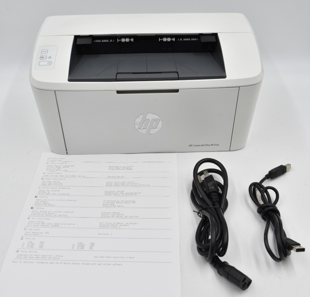 HP LaserJet Pro M15w Wireless Monochrome Laser Printer PAGE COUNT 2294