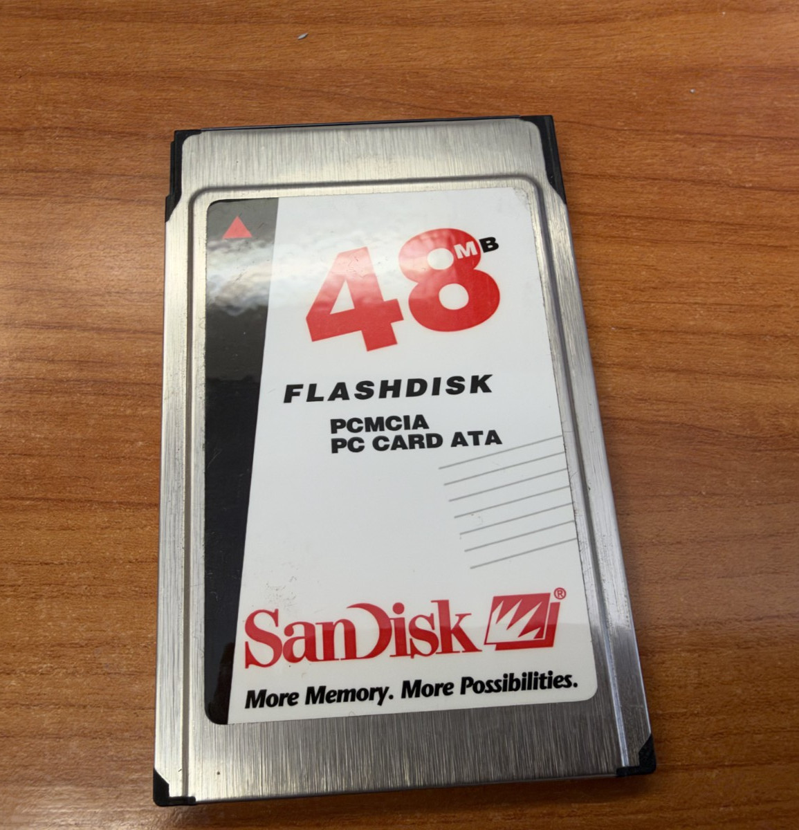 Sandisk 48MB FLASHDISK  PCMCIA PC CARD ATA FLASH CARD SDP3B-48-584 TESTED