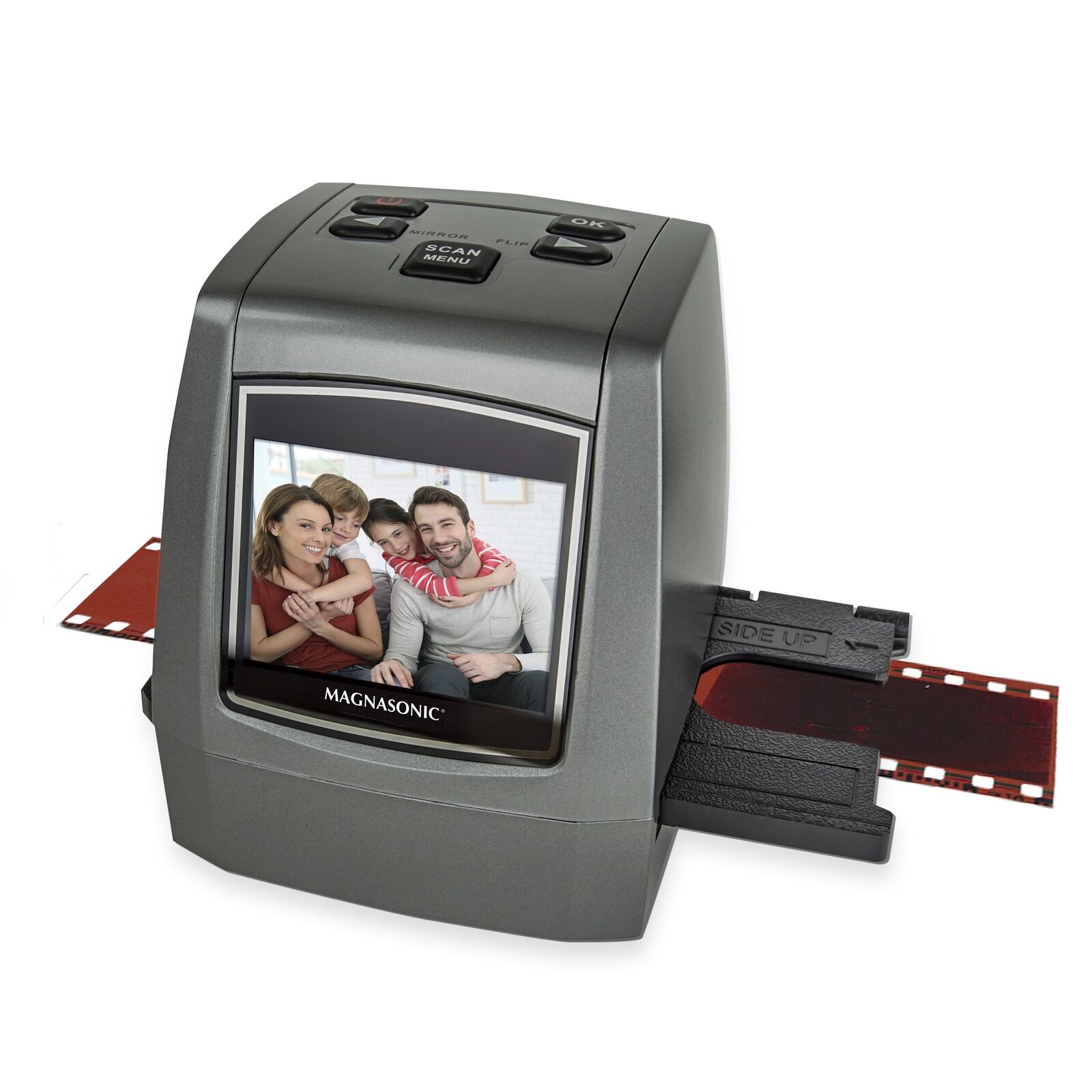 Magnasonic All-In-One 24MP Film Scanner, Converts Film, Slides and Monochrome