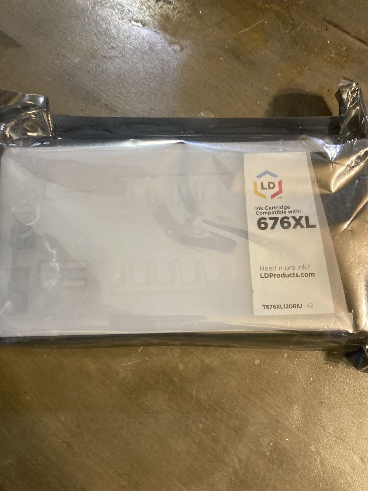 LD Ink Cartridge T676XL120 High Yield Black 676XL