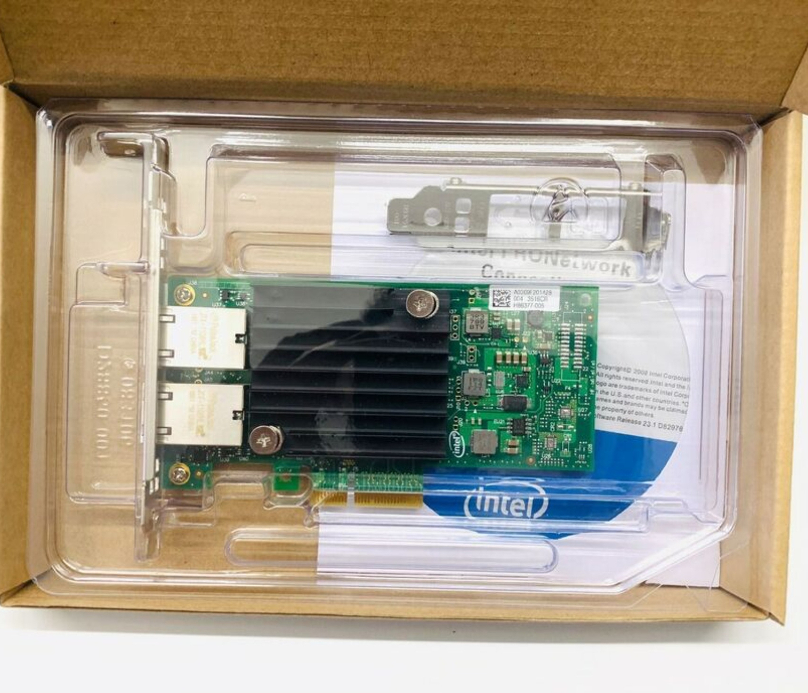 Intel X550-T2 Network Card - 10Gb Ethernet Converged Network Interface Card NIC
