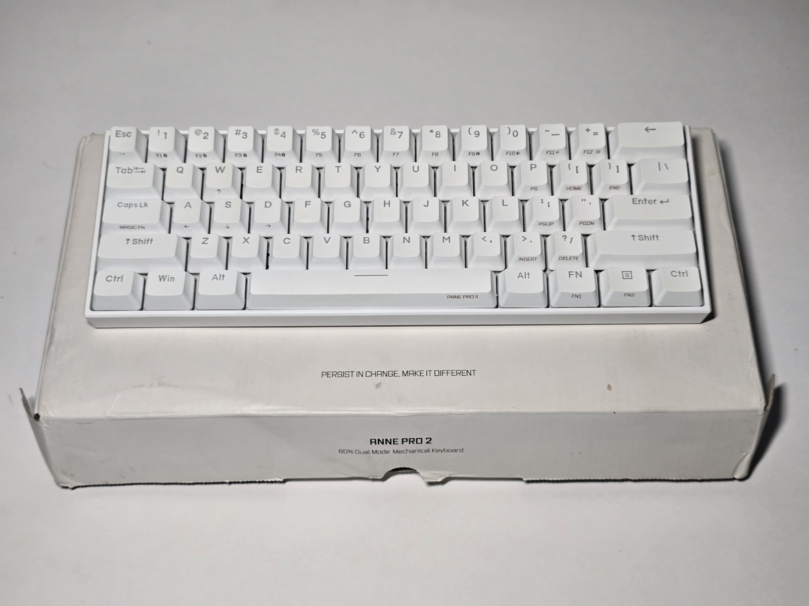 Anne Pro 2 Mechanical Keyboard With Extra Keys Excellent Operational 