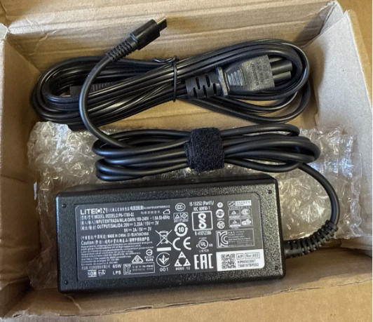 OEM 65W LITEON Charger For Acer Chromebook Spin 11 13 R13 15 311 315 CP311 CP713