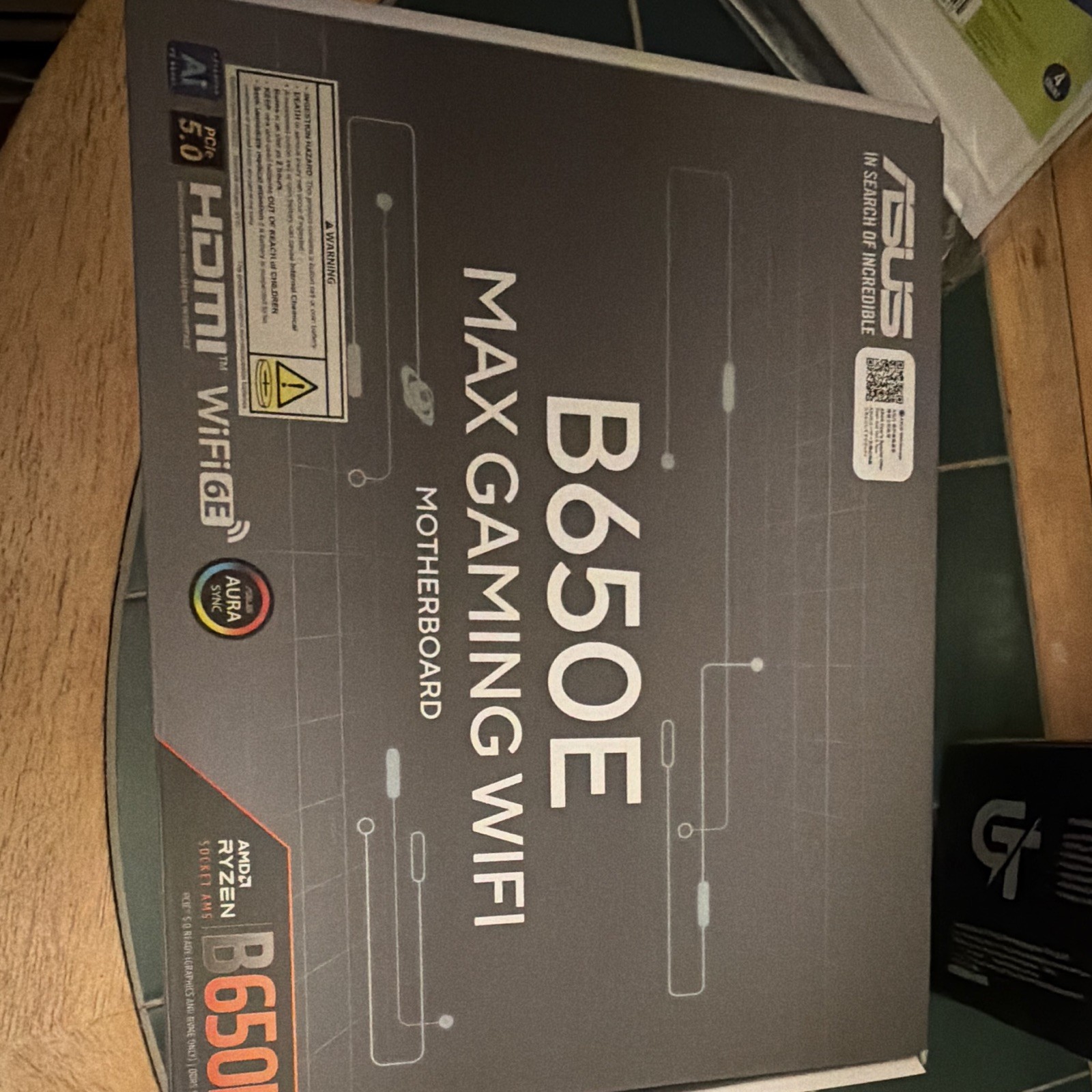 NEW UNOPEN ASUS B650E MAX GAMING WIFI AMD Socket AM5 ATX DDR5 Motherboard WiFi 