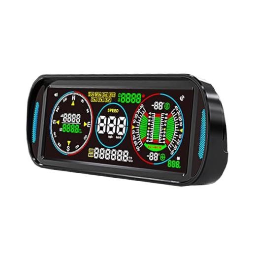 GPS Speedometer HUD Display for Car, F6 Car Intelligent 6.8" IPS LCD Screen
