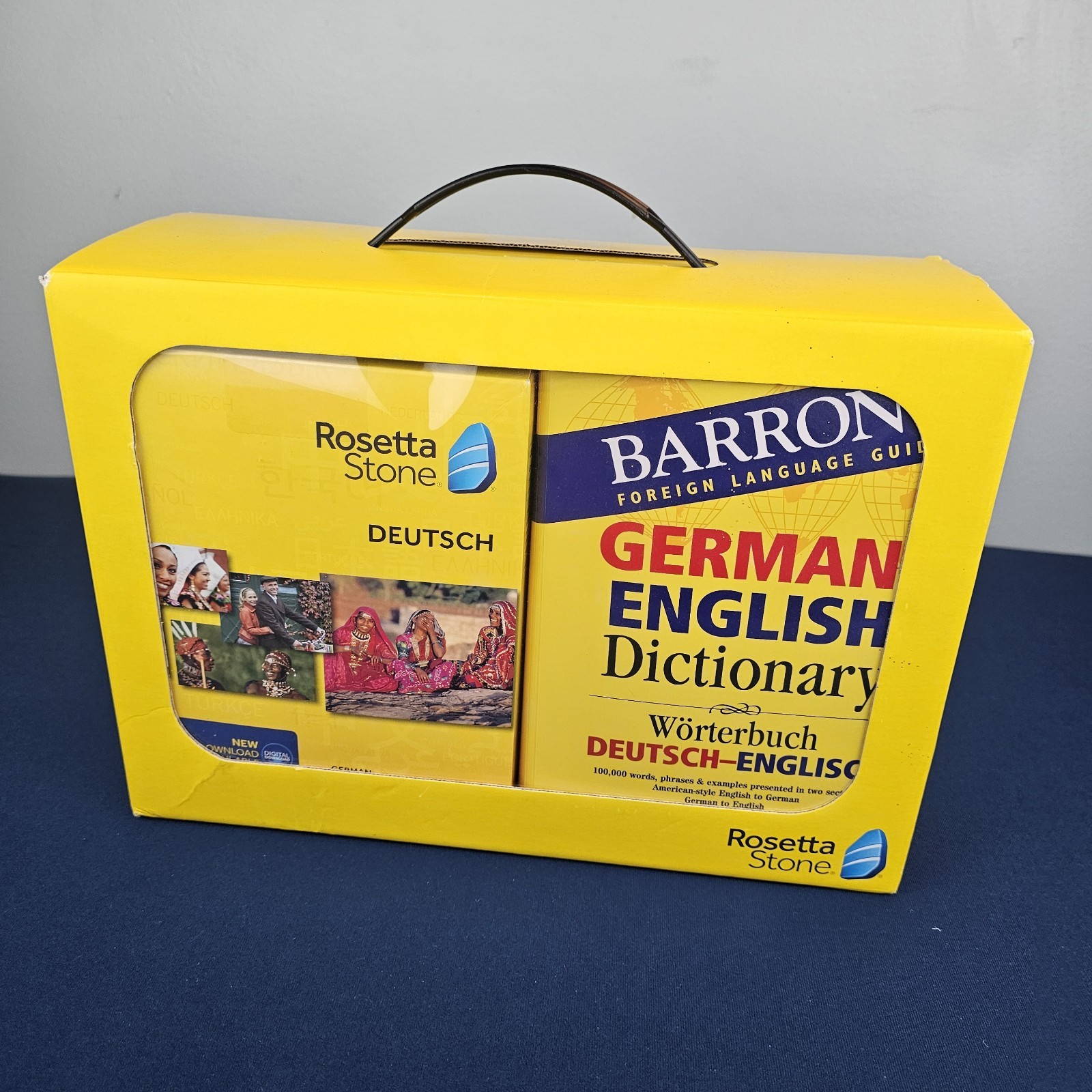 Rosetta Stone Deutsch (German) Level 1-5 set with Barron's Dictionary - NIB