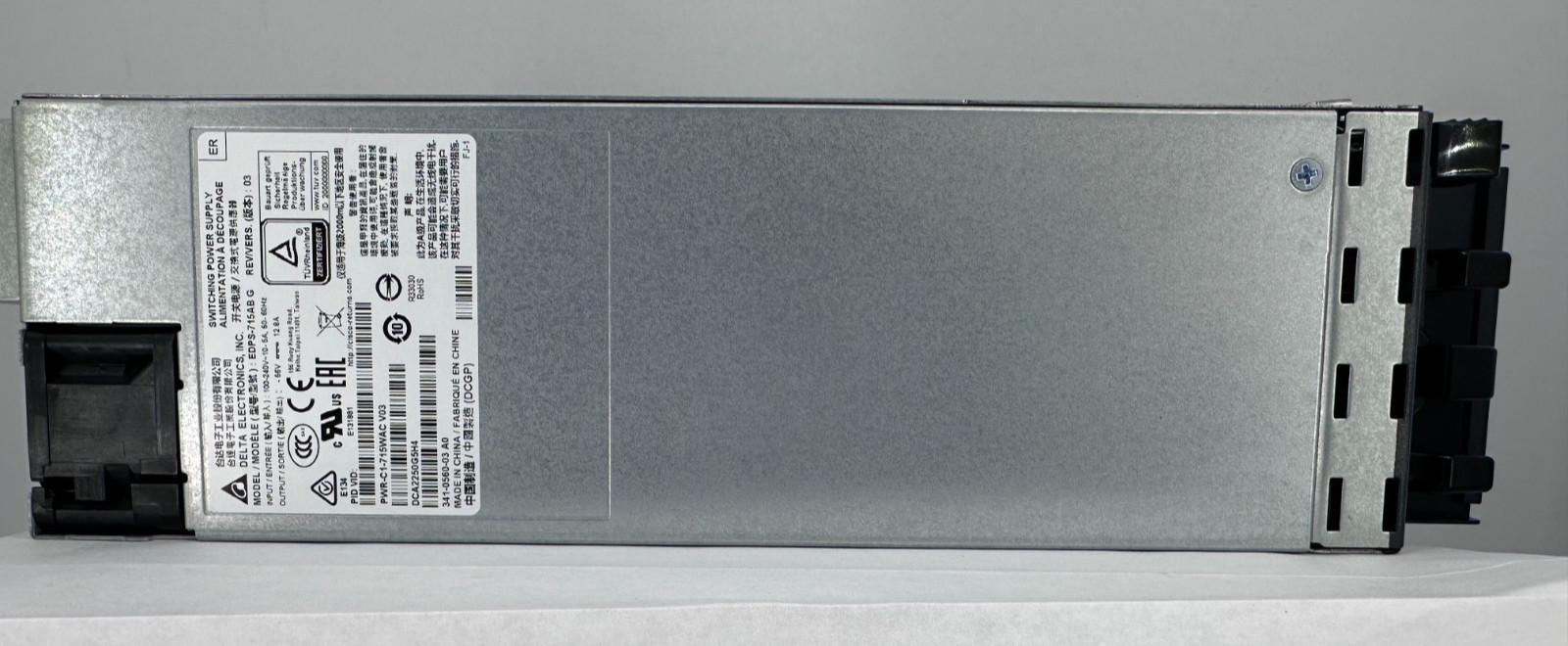 Cisco C3KX-PWR-715WAC Delta EDPS-715AB G 715W Power Supply PWR-C1-715WAC V03