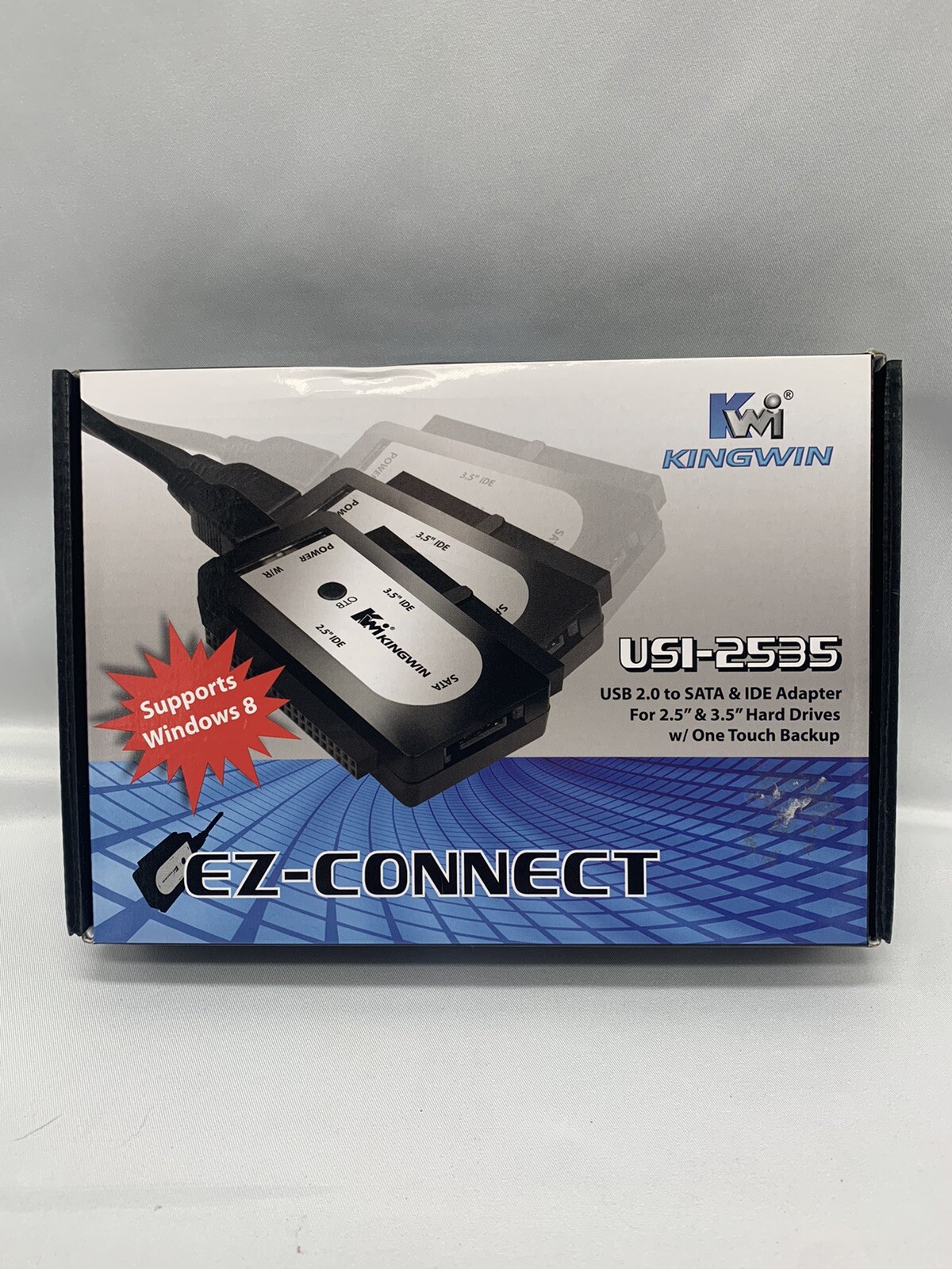 Kingwin USI-2535 Universal USB 2.0 SATA / IDE Hard Drive Supports 2.5" 3.5”