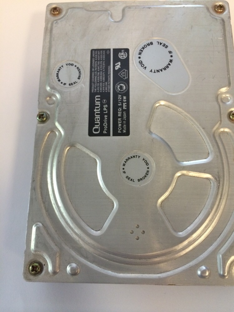 Quantum Prodrive LPS 105AT 910-10-9105 3.5" 50 Pin 105MB IDE HDD