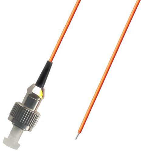 10 Pack FC Multimode 62.5/125 Simplex Pigtail Fiber Optic 1M 0.9 Mil Adapter