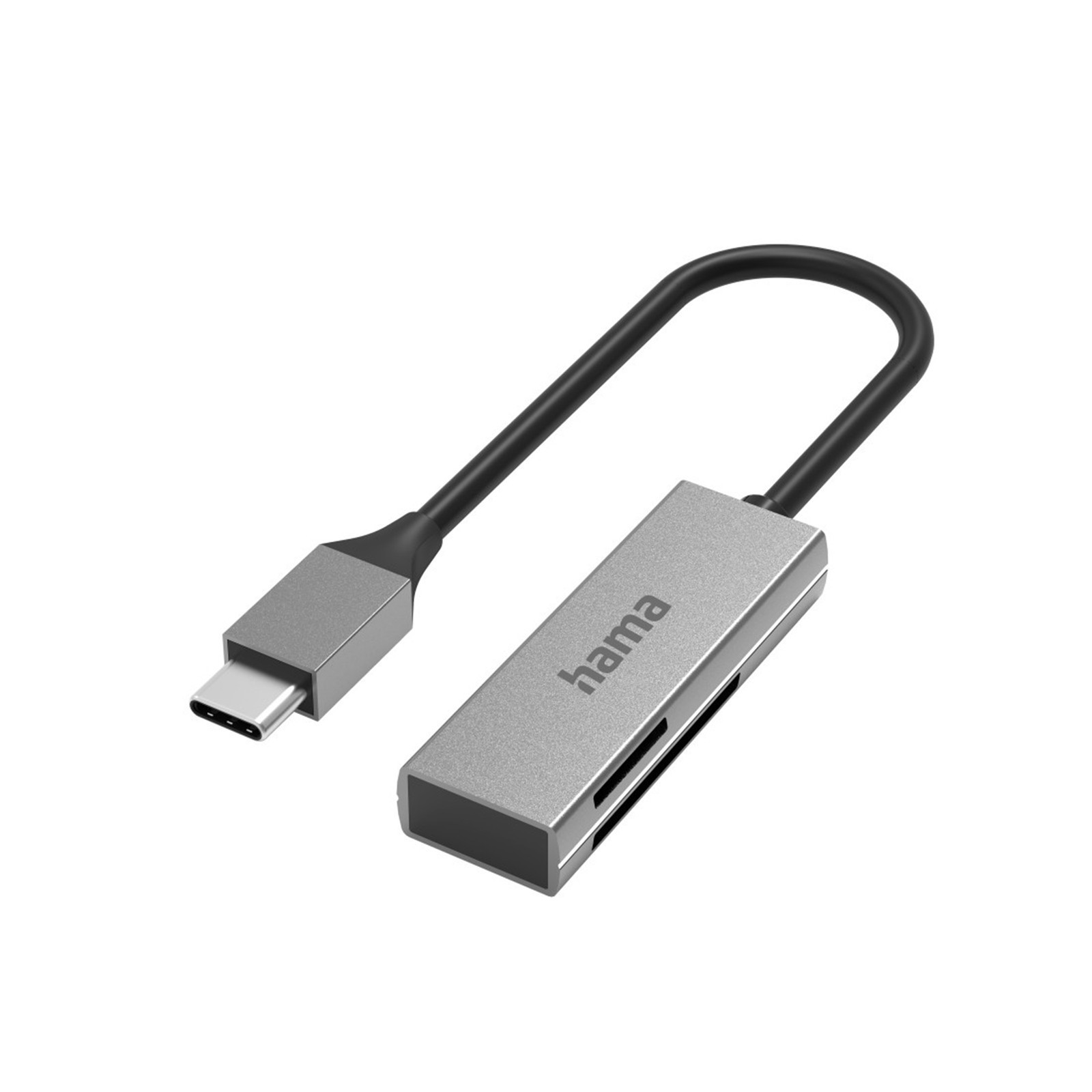 Hama USB-C Card Reader Card Reader USB 3.0 for SD/SDHC/SDXC & MicroSD/SDHC/SDXC