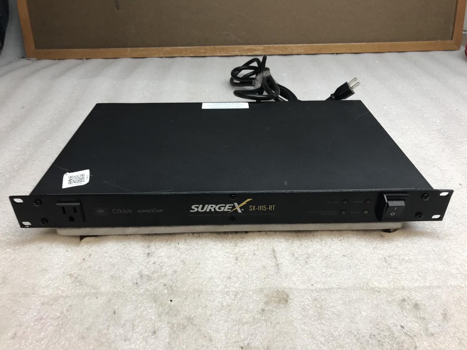 SurgeX SX-1115-RT Rack Mount Surge Eliminator & Power Conditioner 20A 120V