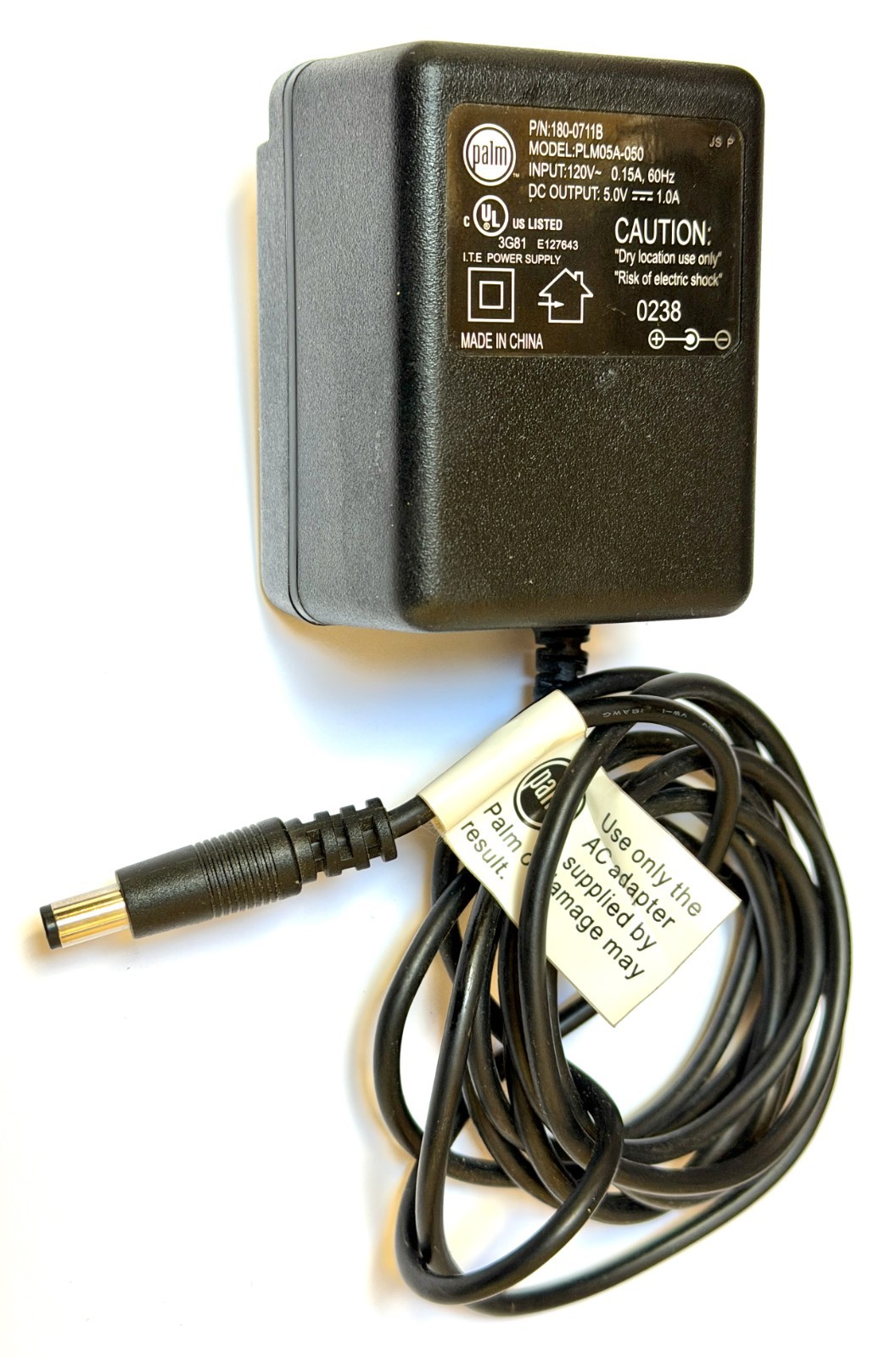 Genuine Vintage Palm AC Adapter Power Supply PLM05A-050 180-0711B for M130/M500