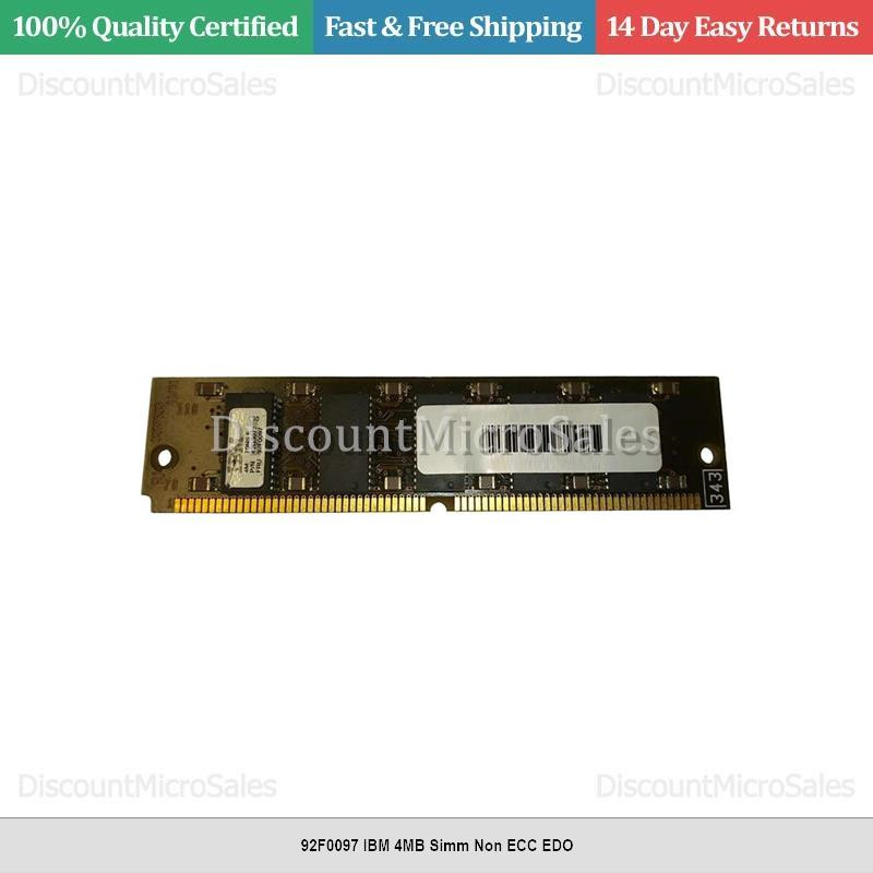 92F0097 IBM 4MB Simm Non ECC EDO