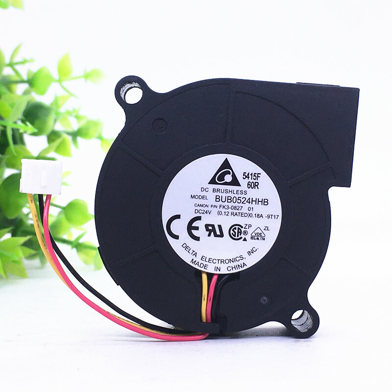Delta 5015 BUB0524HHB DC24V 0.18A 3-wire blower turbo cooling fan