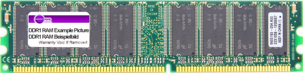 512MB G.Skill DDR1 RAM PC3200U 400MHz CL 2.5-4-4-8 @ 2.5V-2.6V F1-3200PHU1-512NT