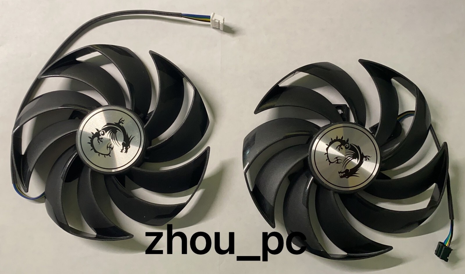 Replacement cooler Fan For MSI RTX 3060 3060ti RX 6600 6700 XT GAMING X Trio