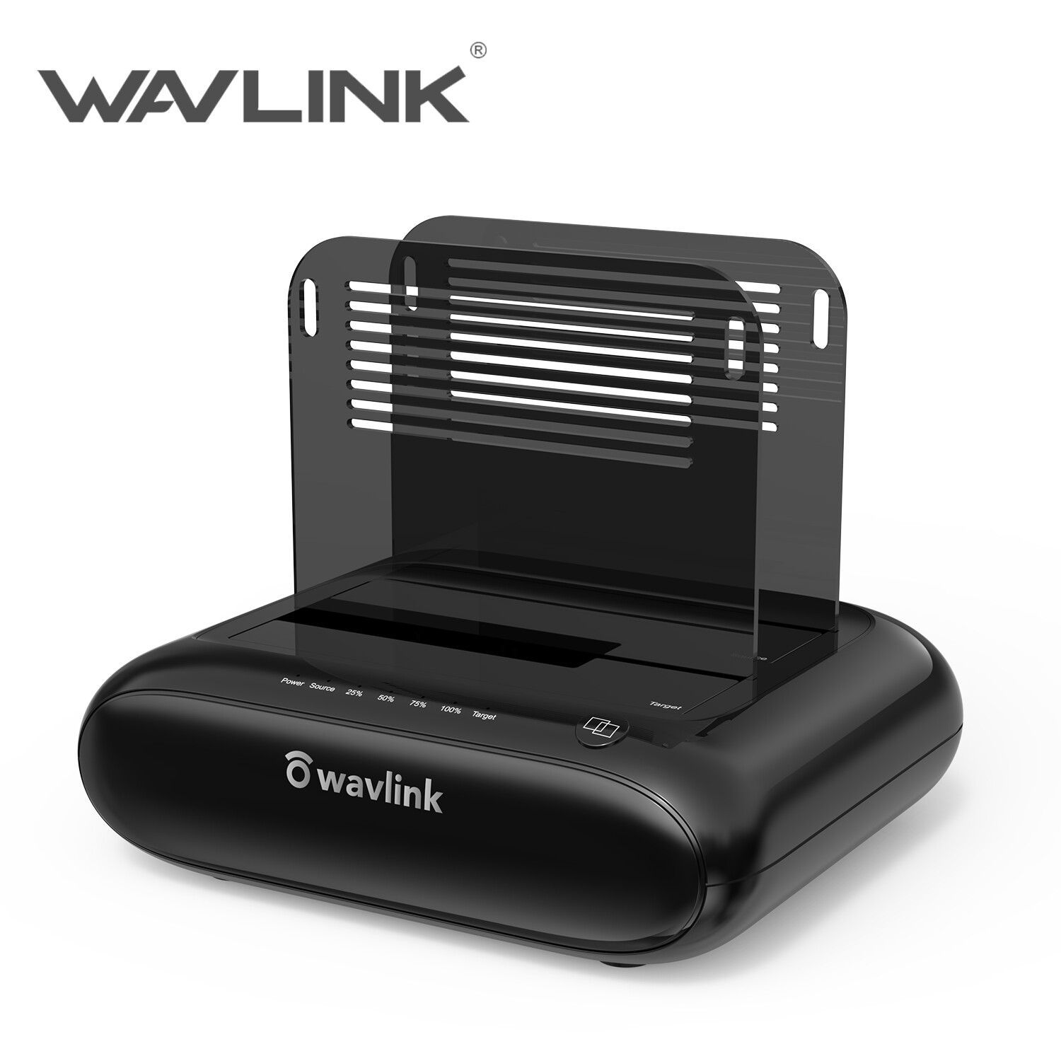 2.5" 3.5" SSD HDD Hard Drive Enclosure External Dual Bay Docking Station SATA