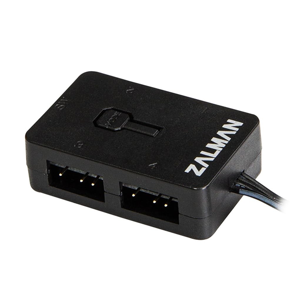 5V 3-Pin A-RGB PC Fans 4-Port Hub RGB Fan Controller Easy Control Push Button