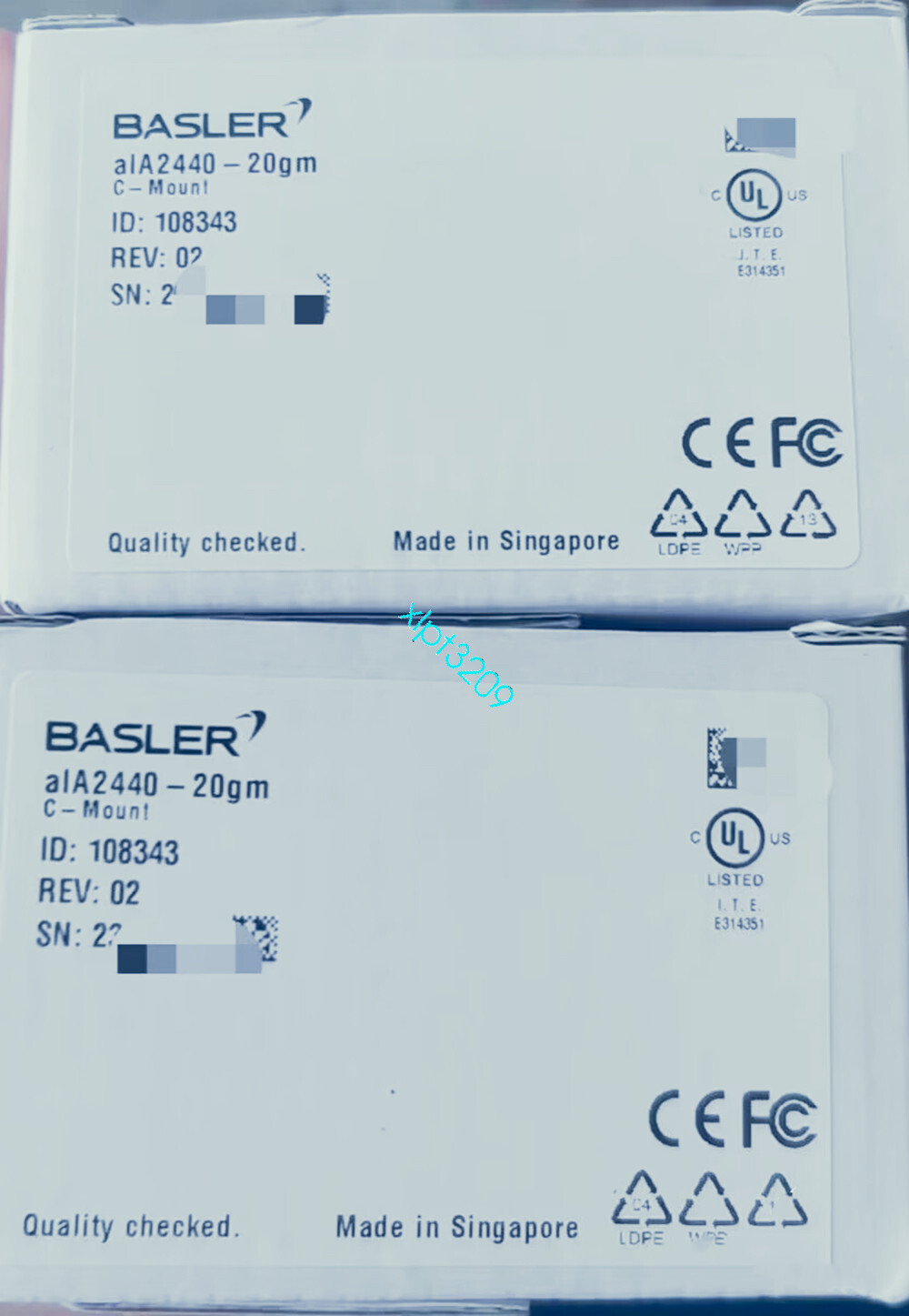 1PC NEW basler Industrial Camera ala2440-20gm FedEx or DHL