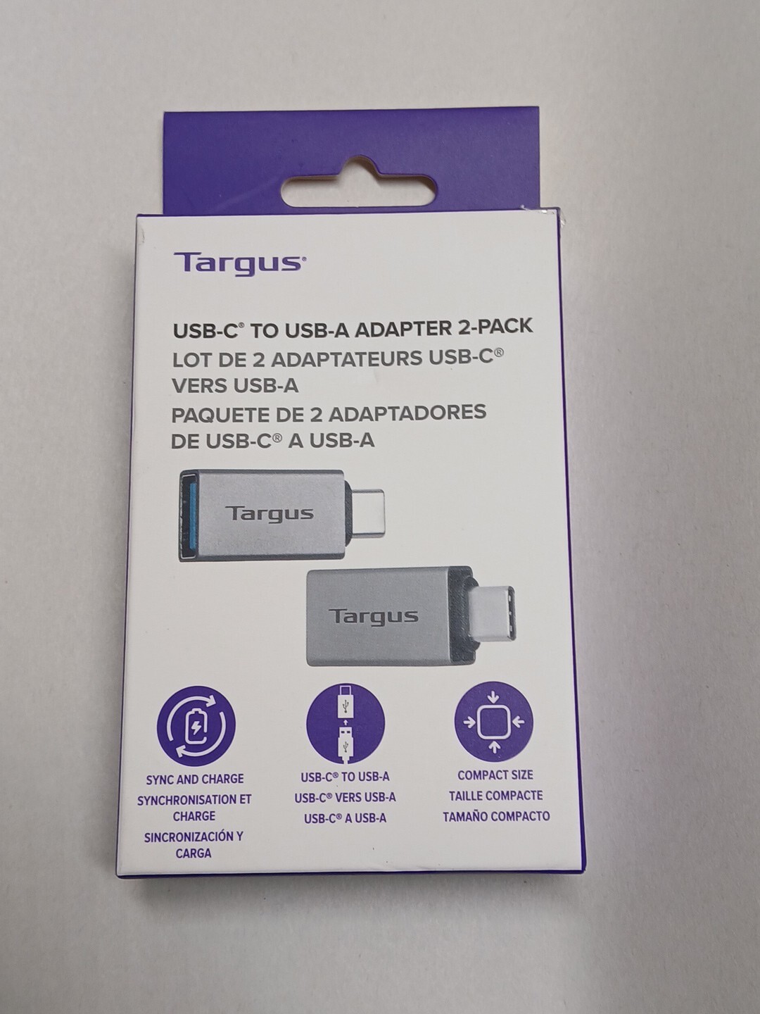 Targus USB-C to USB-A Adapter - 2pk Sealed Pack