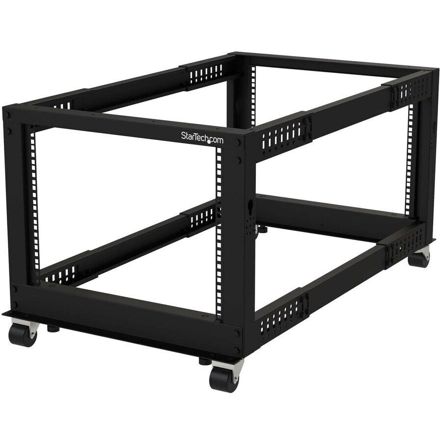 StarTech 4POSTRACK8U 8U 19" Open Frame Server Rack - Compact, 4 Post, Adjustable