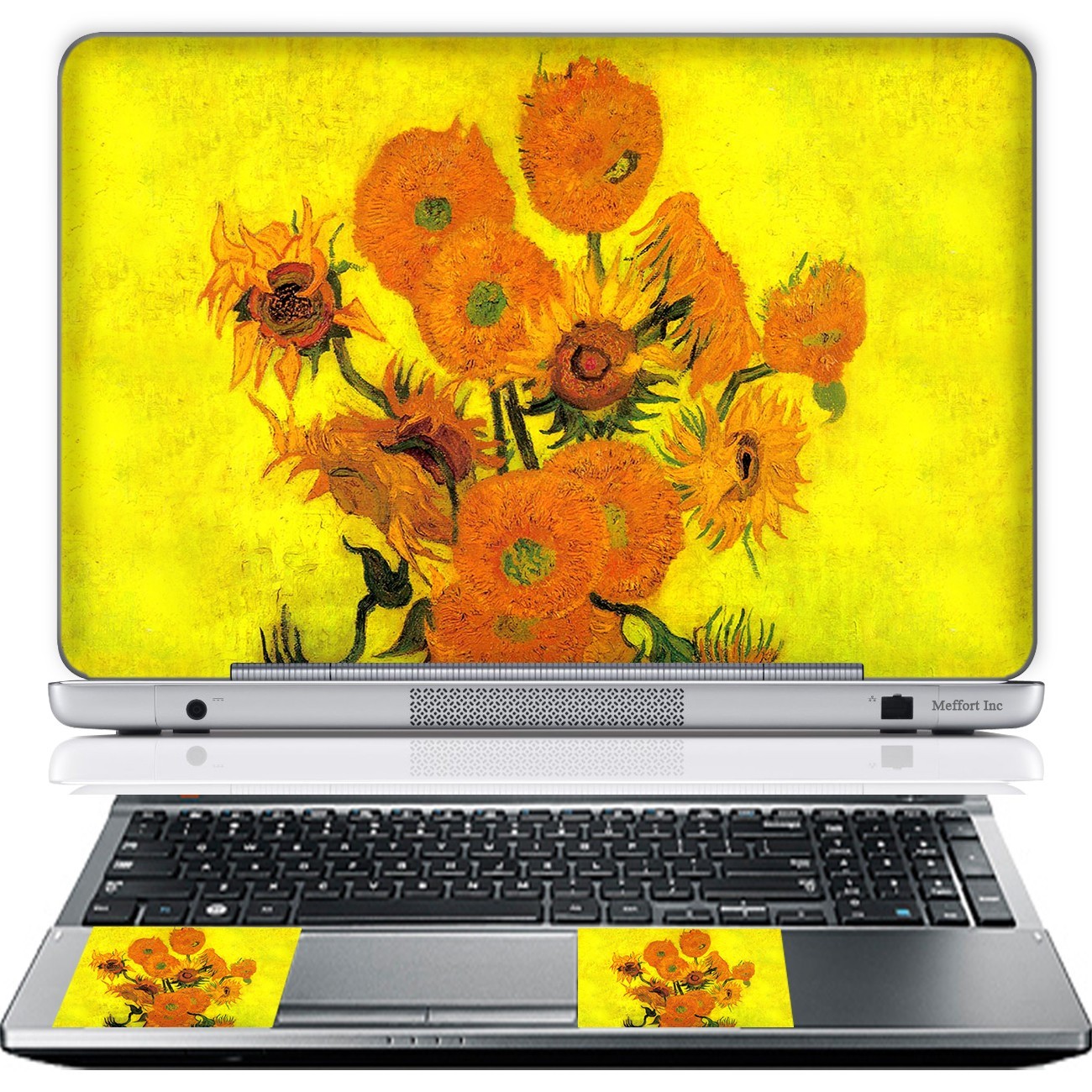 Universal Laptop Skin Sticker Decal 10 - 17.3 inch Vinyl Cover with Wrist Pads