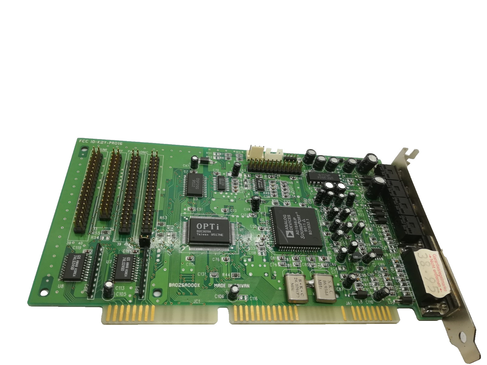 DIAMOND MULTIMEDIA PRO 16 BIT ISA RETRO SOUND CARD # GK13204